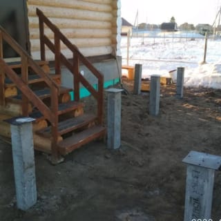 Фундаменты на забивных ЖБ сваях