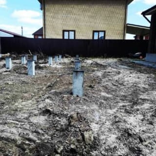 Фундаменты на забивных ЖБ сваях