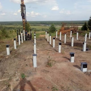 Фундаменты на забивных ЖБ сваях