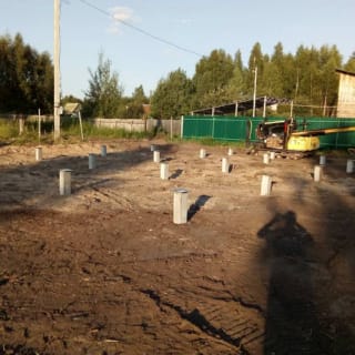 Фундаменты на забивных ЖБ сваях