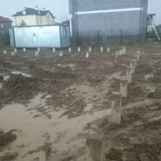 Фундаменты на забивных ЖБ сваях