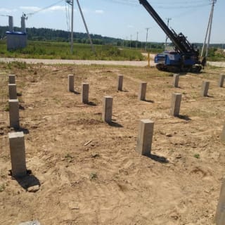 Фундаменты на забивных ЖБ сваях